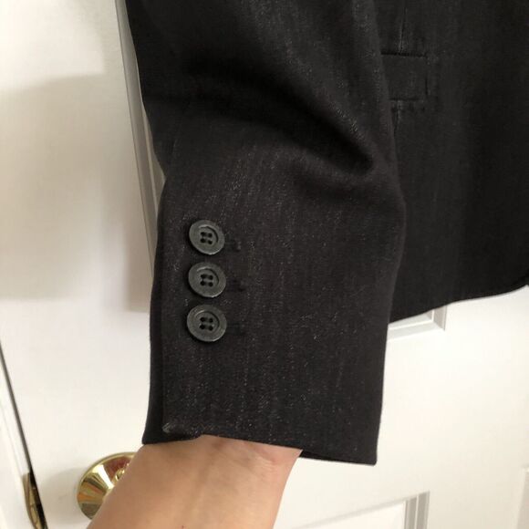 ANNE KLEIN WOMEN'S BLAZER/JACKET SIZE 6 PETITE COLLARED NECK TWO BUTTON BUSINESS - Picture 7 of 8